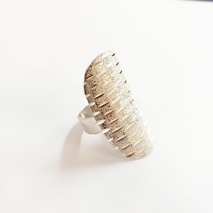 MEXICO .925 Sterling Silver Piteado Pattern Ring